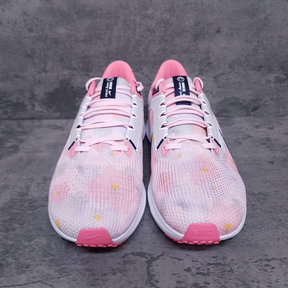NIKE Air Zoom Pegasus 40 PRM Running Shoes Womens 11 Pearl Pink Blue White Nby - Picture 3 of 7